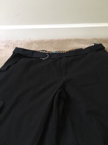 ENYCE Men's Big & Tall Printed Black Brown Cargo Shorts Casual Size 46 - Picture 3 of 6