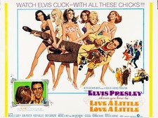 Live a lttle Love a little Elvis Presley 16" x 12" Photo Repro Film Poster