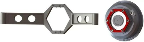 4-Valcrum Hub Cap Wrench 2-1/2” Hex with 2-1/4” Hex Insert for all Size Oil Caps - Picture 7 of 9