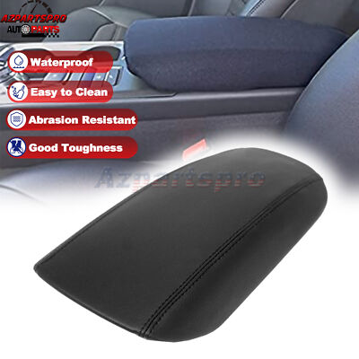 For 2013-2016 Ford Fusion Center Console Arm Rest Lid Armrest Cover Skin Black