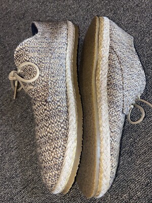 Patara Taj Nomad Eco Brown Lace Up Espadrille Sneakers Shoes Mens Sz 9 EUC Eco-Friendly Travel Shoes - Light Brown Suede Nomad | Patara  main image 3