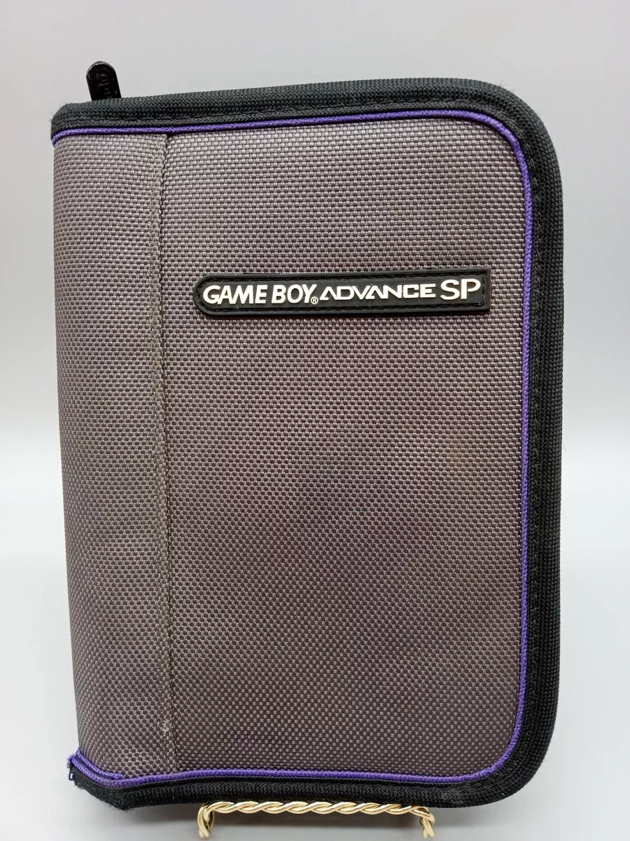 Nintendo Gameboy Advance SP Carrying Case Pouch Travel Bag Official OEM Gray