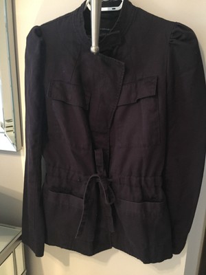 french connection navy coat