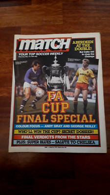 MATCH MAGAZINE  19 MAY 1984    SPECIAL EDITION F.A. CUP FINAL EVERTON Vs WATFORD