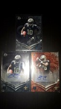 2014 Bowman Sterling BRANDIN COOKS Auto X2 Gold Refractor /99 & Base BSA-BC + RC