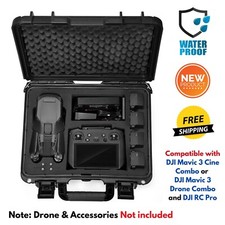 Waterproof Hard Carrying Case for DJI Mavic 3 Cine Combo/Drone Combo/DJI RC Pro
