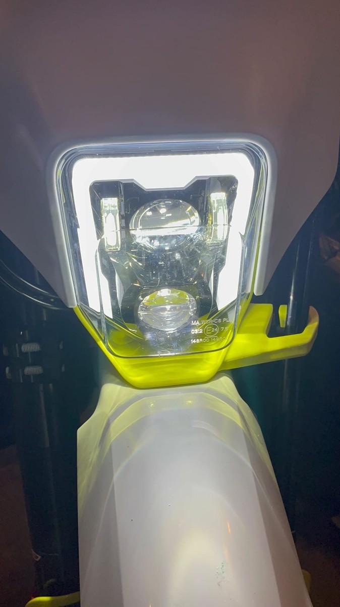 LED Supermoto Headlight + DRL Fairing - Fits Husqvarna 701/501/450/350/300/250 (DOT/SAE)