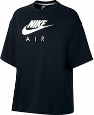 Image of AUTHENTIC NIKE WOMEN NSW AIR T SHIRT DJ4435-010 DB3840-010