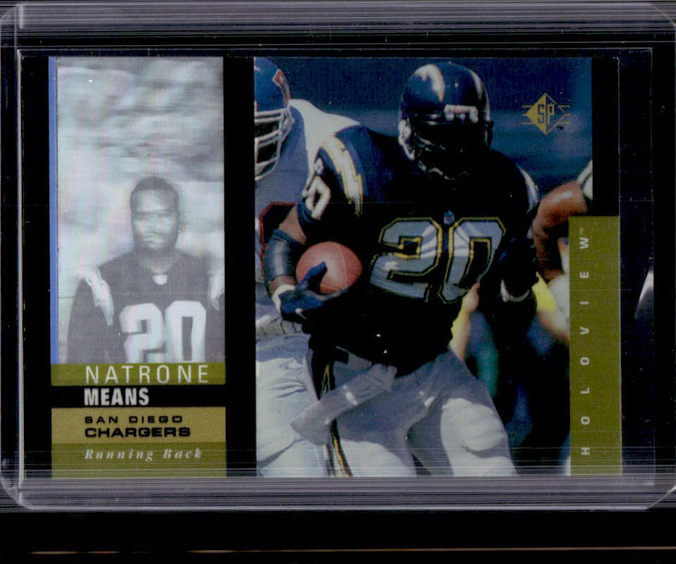 1995 Upper Deck SP Natrone Means Holoview #17 Chargers