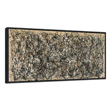 Framed Canvas Print One Number 31, 1950 by Jackson Pollock Wall Art 20"x40"