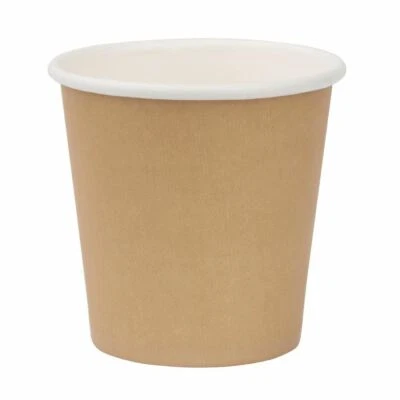 Pack of 1000 Fiesta Takeaway Espresso Cup Kraft 112ml Cardboard