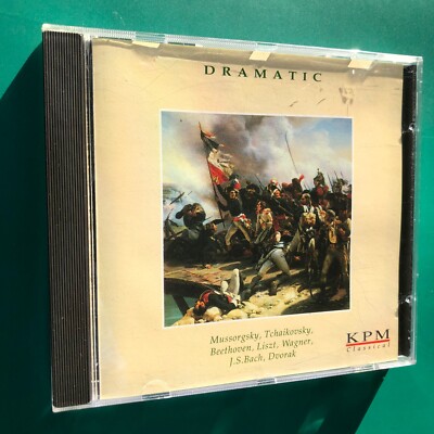 DRAMATIC (KPM Classical Series) Soundtrack Library CD Mussorgsky Wagner RARE NM