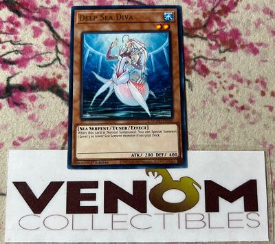 Yu-Gi-Oh! Deep Sea Diva MGED-EN130 Rare 1st Edition Near Mint Trading Card