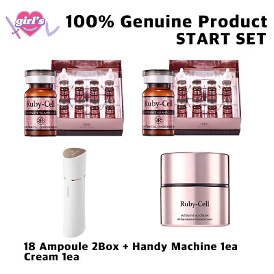 Human Stem Cell Cosmetic RubyCell Ampoule 36 START SET (Handy air)+ EMS Shipping