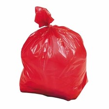Red Refuse Sacks 18" Wide Opening Out To 29" Wide by 39" Depth
