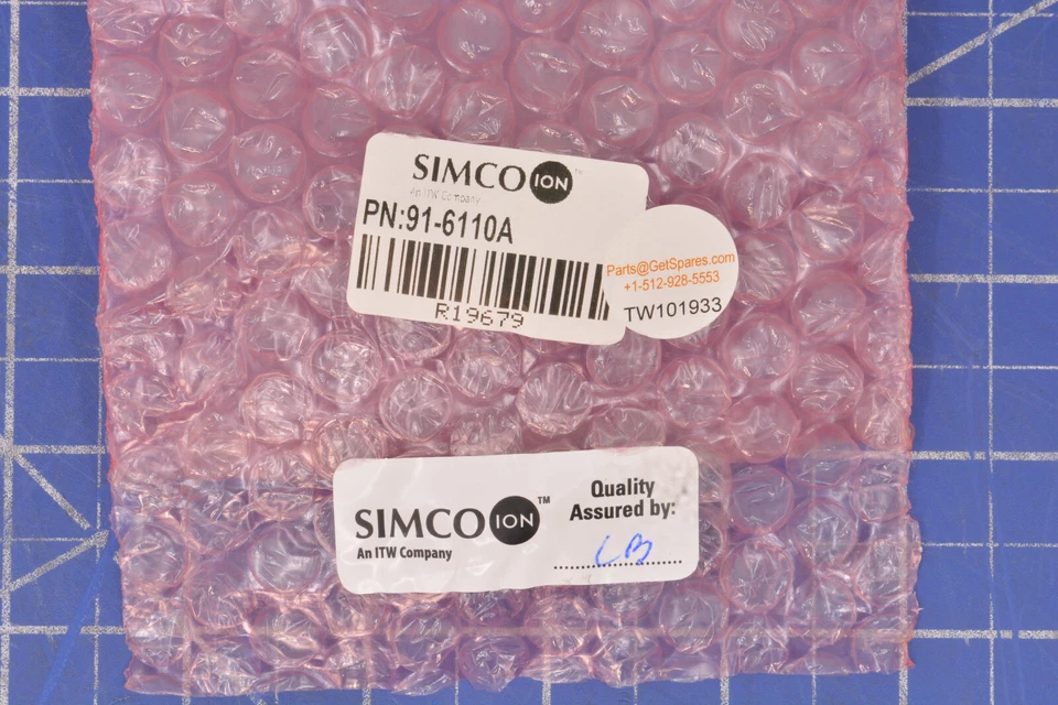 91-6110A / IONIZADOR CARTUCHO DE AIRE CON SENSOR DE FLUJO DE AIRE / SIMCO Foto 2 de 4