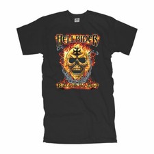 T-Shirt Hellrider skull, Flamme und Ketten american fashion S-6XL (ADS0017)