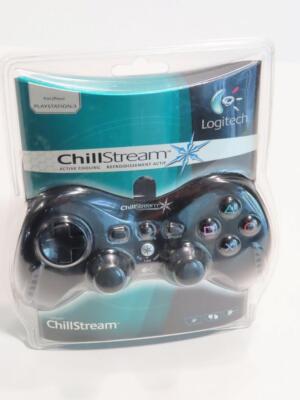 Chillstream Controller NEW LOGITECH CHILLSTREAM CONTROLLER W/ ACTIVE COOLING FOR SONY ...