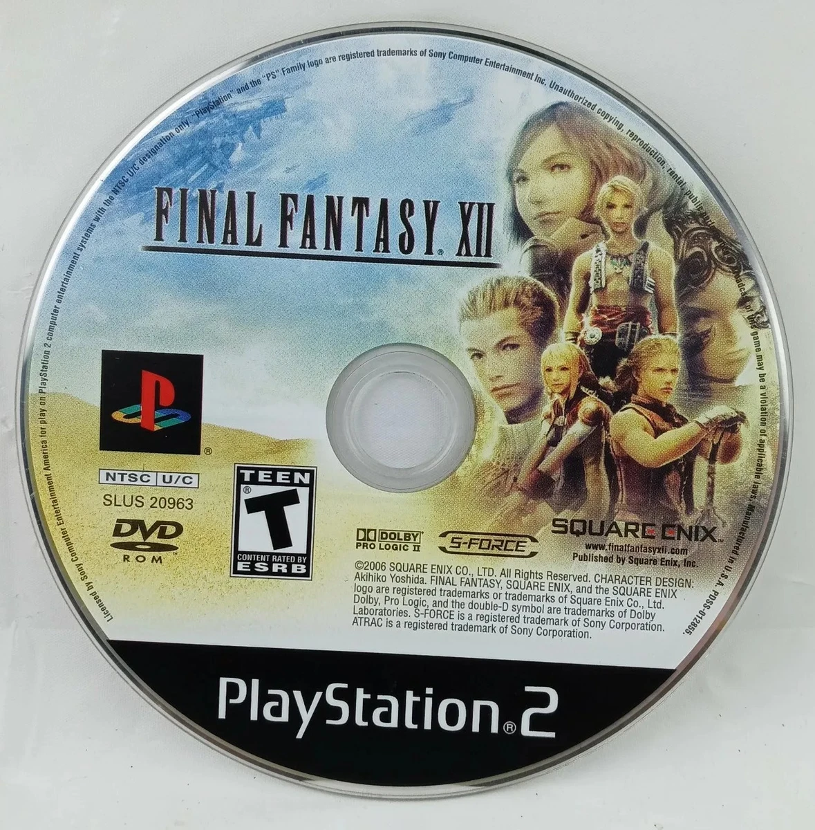 Final fantasy xii ps2 sale