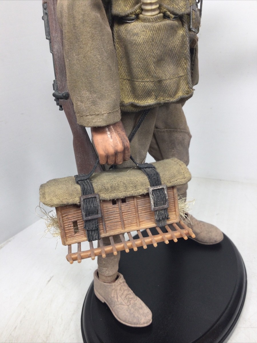 1/6 CUSTOM (OOAK) HASBRO GI JOE WW1 US SIGNAL CORPS NCO W/ CARRIER