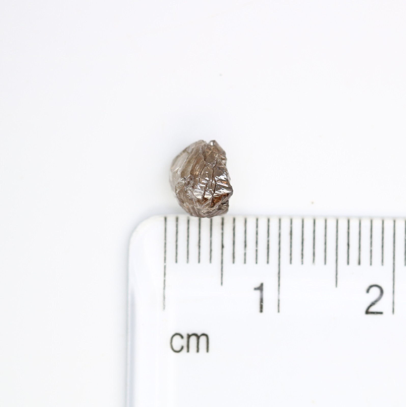 1.73ct Natural Brown Irregular Cut Rough Diamond for Girlfriend