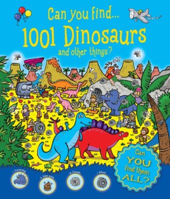 Can You Find 1001 Dinosaurs & Other Thin (Whos Hiding) By Igloo