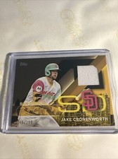 2024 Topps Series 2 Jake Cronenworth Black City Connect Relic 146/199 SD Padres