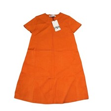 NWT Zara Crew Neck Short Sleeve Knit Mini Dress Women's Small S