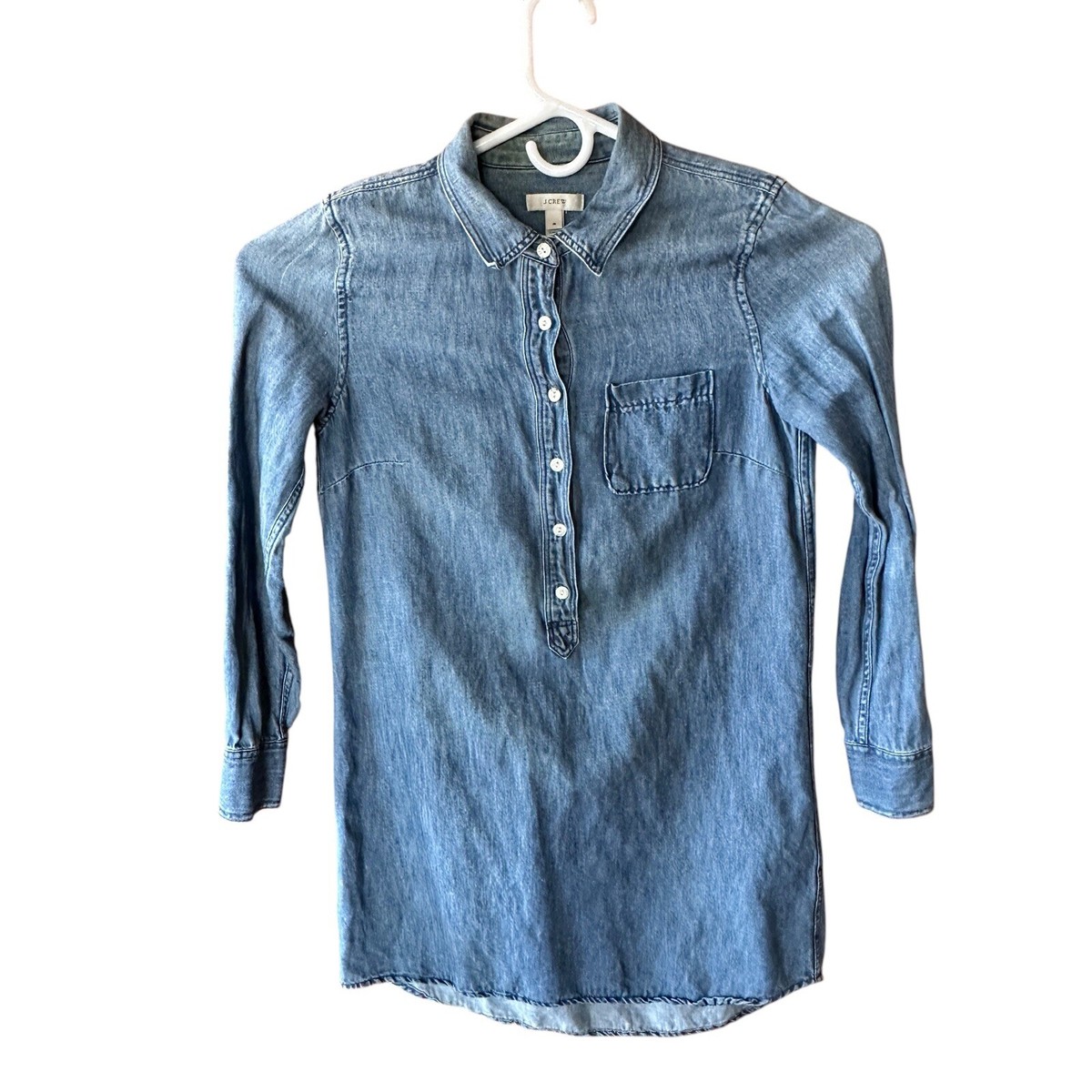 dress designer tadashi shoji 1990's Colorful Color:Cooper Refund Policy Denim Contrast Stitched Dress and his designs are