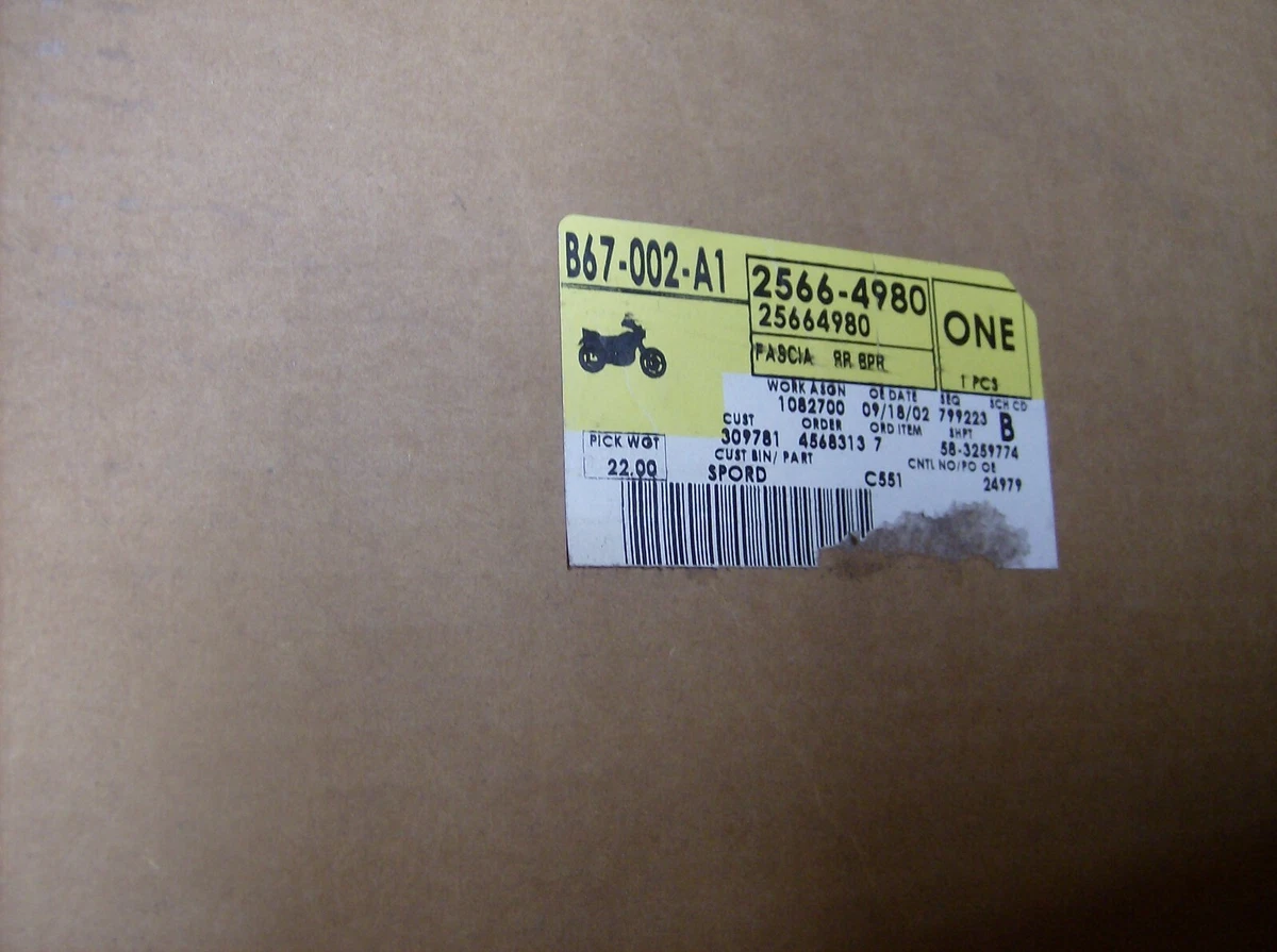 GENUINE GM 25664980 OLDSMOBILE BUMPER COVER | eBay