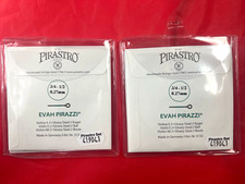 2 x 100 Authentic Pirastro Evah Pirazzi 3/4-1/2 Violin String Set Medium