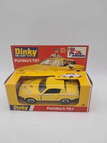 Vintage Dinky Toys 112 Purdeys TR7 Diecast Model Boxed 1978 Meccano (12/02)