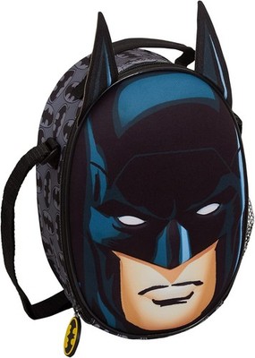 DC Comics Batman-Lunchtasche für Kinder, 3D-Lunchbox, Schule, isolierte 