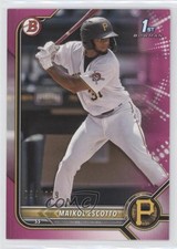 2022 Bowman Prospects Fuchsia Border 34/299 Maikol Escotto #BP-52 0i76