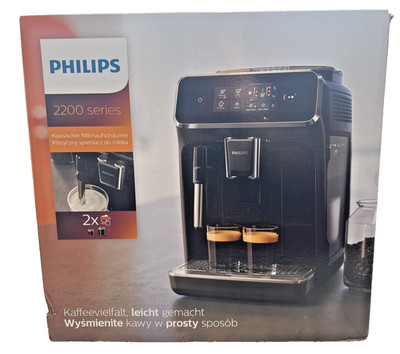 Philips EP2220/10 Kaffeevollautomat Serie 2200 Schwarz Milchaufschäumer NEU OVP
