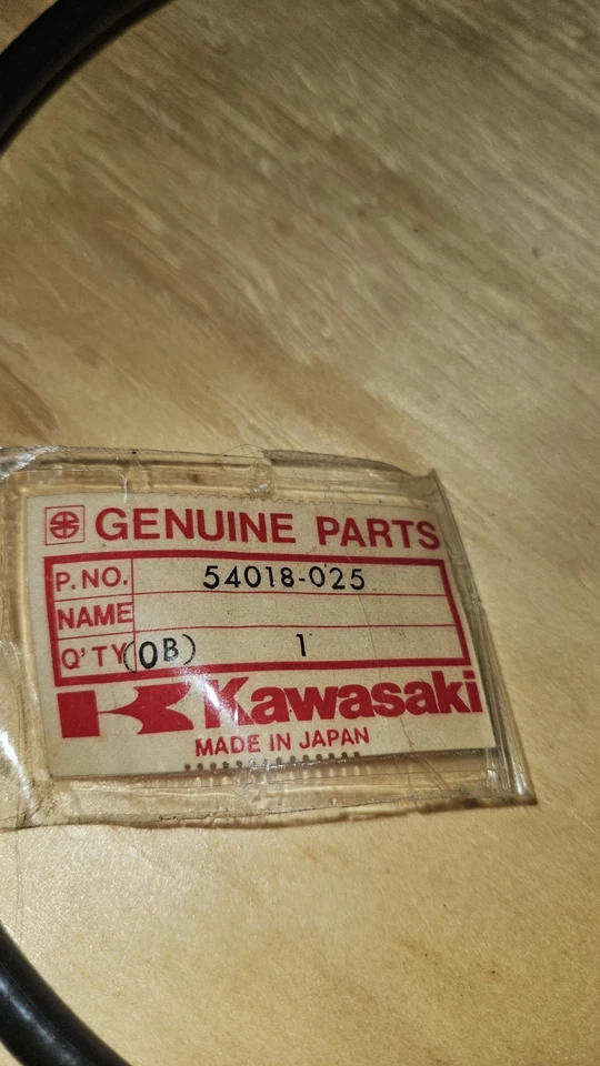 NUEVO CABLE VELOCÍMETRO KAWASAKI OEM KE KS 125 1978-80 NOS 54018-025 Foto 2 de 4