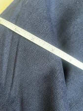 100 Cotton Navy blue babywale -featherwale corduroy 1 1/3 yd by 56" W