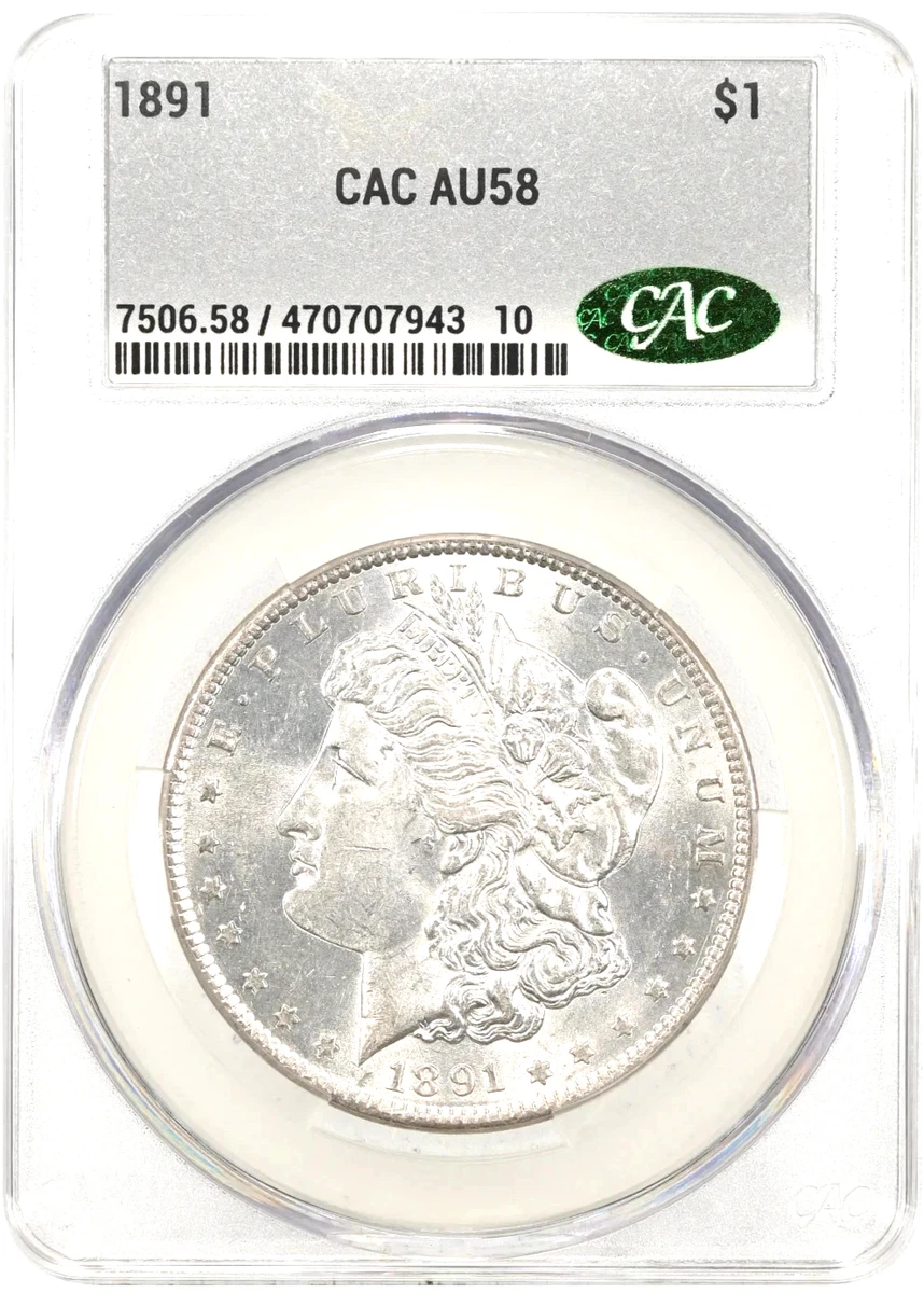 MS 60 Graded 1891 Year Morgan US Dollars (1878-1921) for sale | eBay
