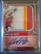 2025 Panini Silhouette Silhouette Autographs Christian Okoye /75