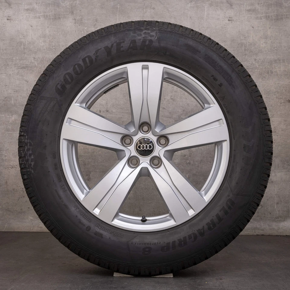 Audi Q7 SQ7 Winterräder 18 Zoll 4M Felgen 4M0601025A silber glanz - Bild 4 von 4