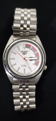 Vintage Seiko 5 Automatic ''Racer'' 7S26 Day/Date Japan Men's Watch