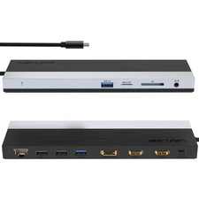 WAVLINK USB C Docking Station,Triple Display, 85W PD, USB-C Hub for Laptop