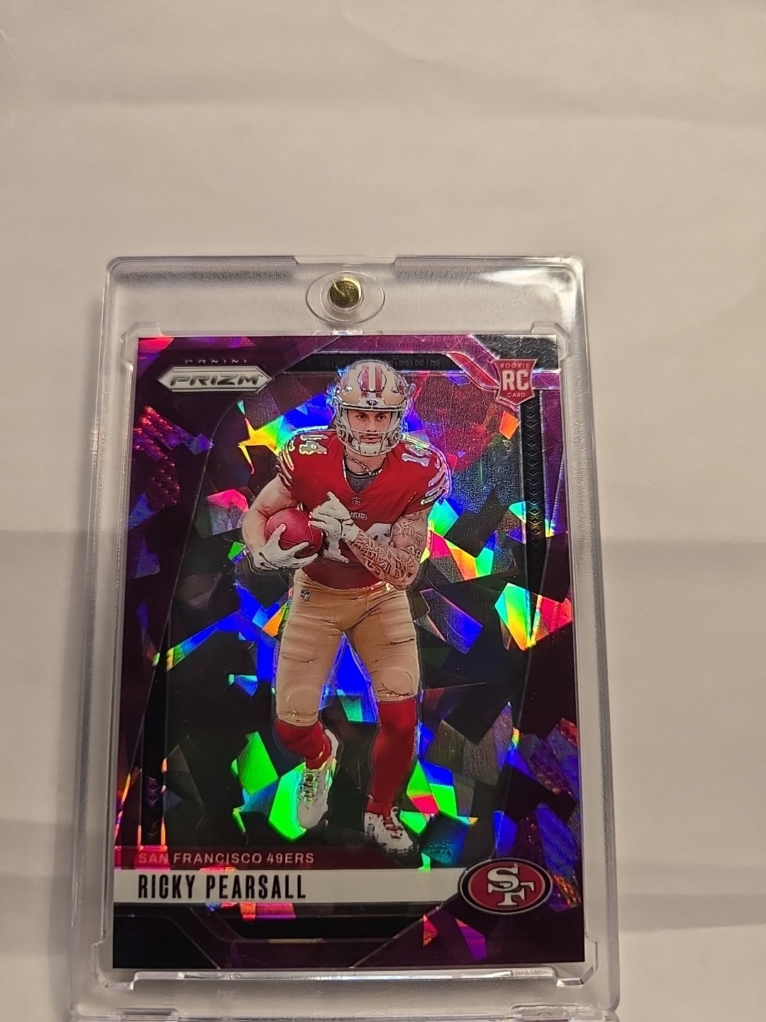 2024 Panini Prizm - Rookies Ricky Pearsall #383 Purple Ice Prizm /225 (RC)