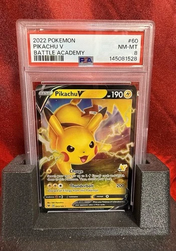 2022 Pokemon Battle Academy #060 Pikachu V PSA 8 Mint