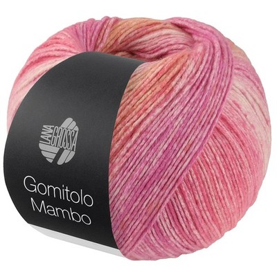 Wolle Kreativ! Lana Grossa - Gomitolo Mambo 2042 rosa himbeer fuchsia lachs 