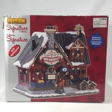 Lemax Signature Collection Alpine Lodge Pet Retreat Village 75255 2017 Read Flaw