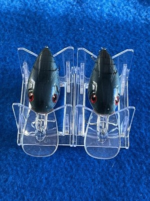 (2) Custom Painted 55 Rock Crawler KO Crankbait Fishing Lures 