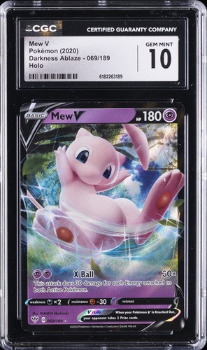 Mew V graded CGC 10 for sale on eBay