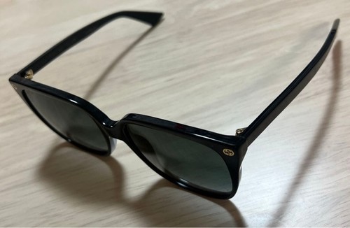 GUCCI sunglasses 57口18-140 GG0022S black Shipped from Japan - Picture 8 of 12