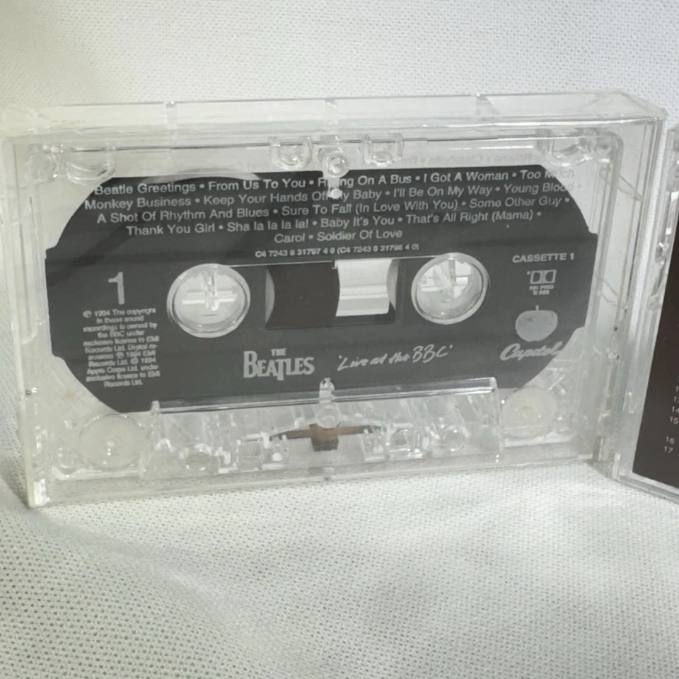 THE BEATLES Live at the BBC New Sealed Cassette Tape 1 2 1994 Apple Capitol EMI - Image 3 of 4